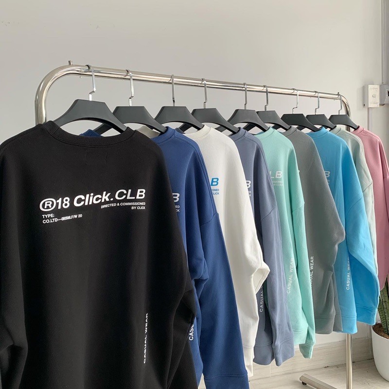 Áo Sweater Unisex Click (Áo chui đầu) | BigBuy360 - bigbuy360.vn