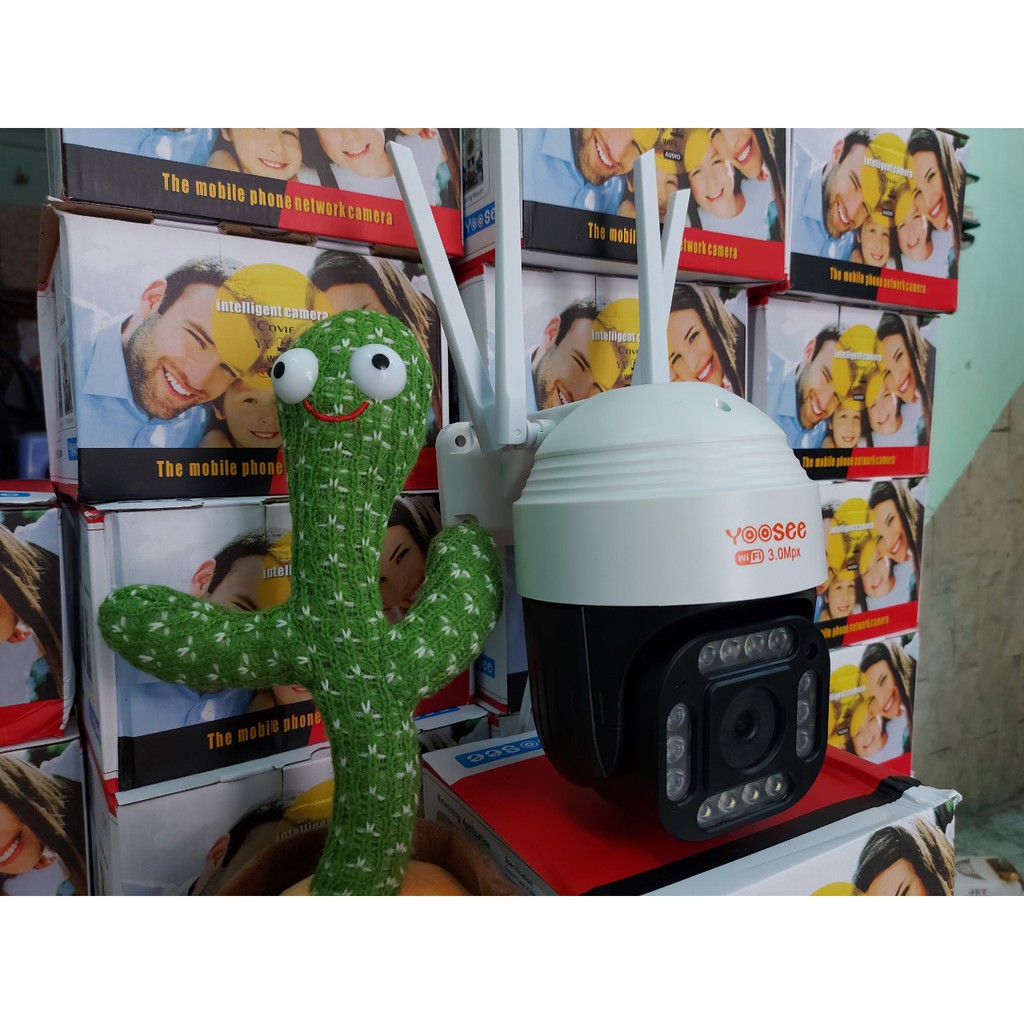 Camera Wifi Yoosee 2 râu PTZ D36S 3.0MP/ 4 Râu 3.0Mp 14 Led. Ban Đêm mở led có màu - hàng giống hình | BigBuy360 - bigbuy360.vn