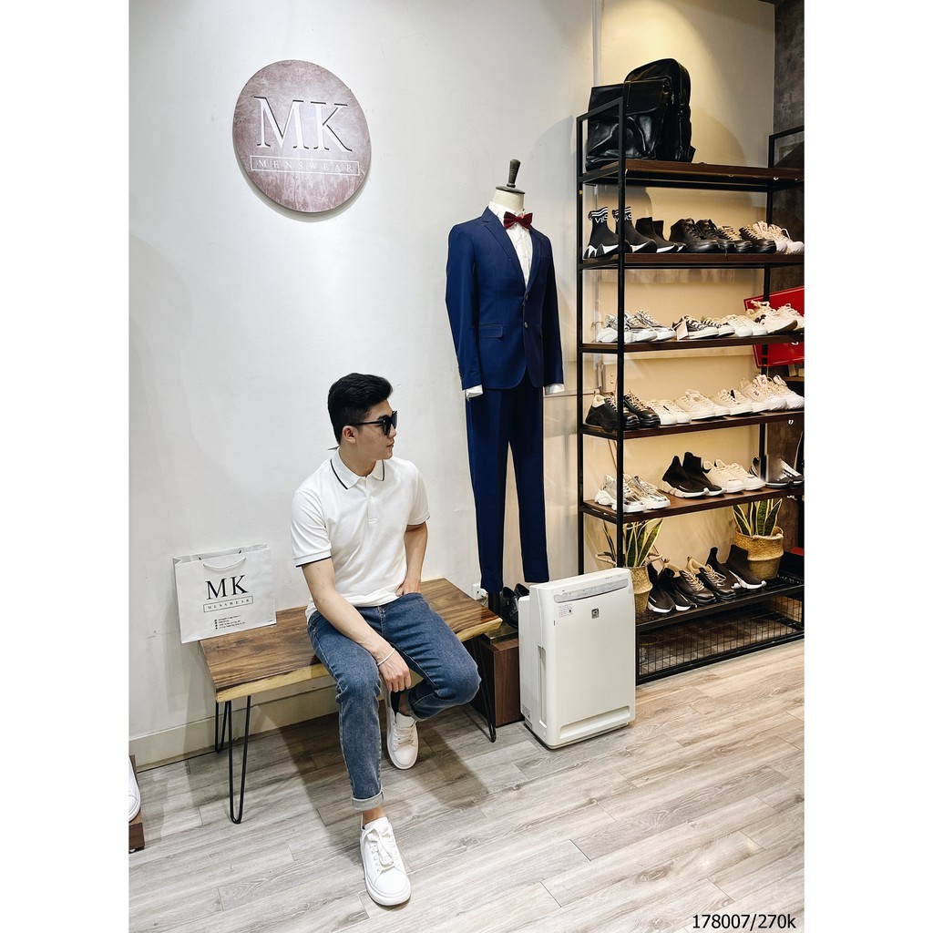 Polo Basic cải cổ và tay