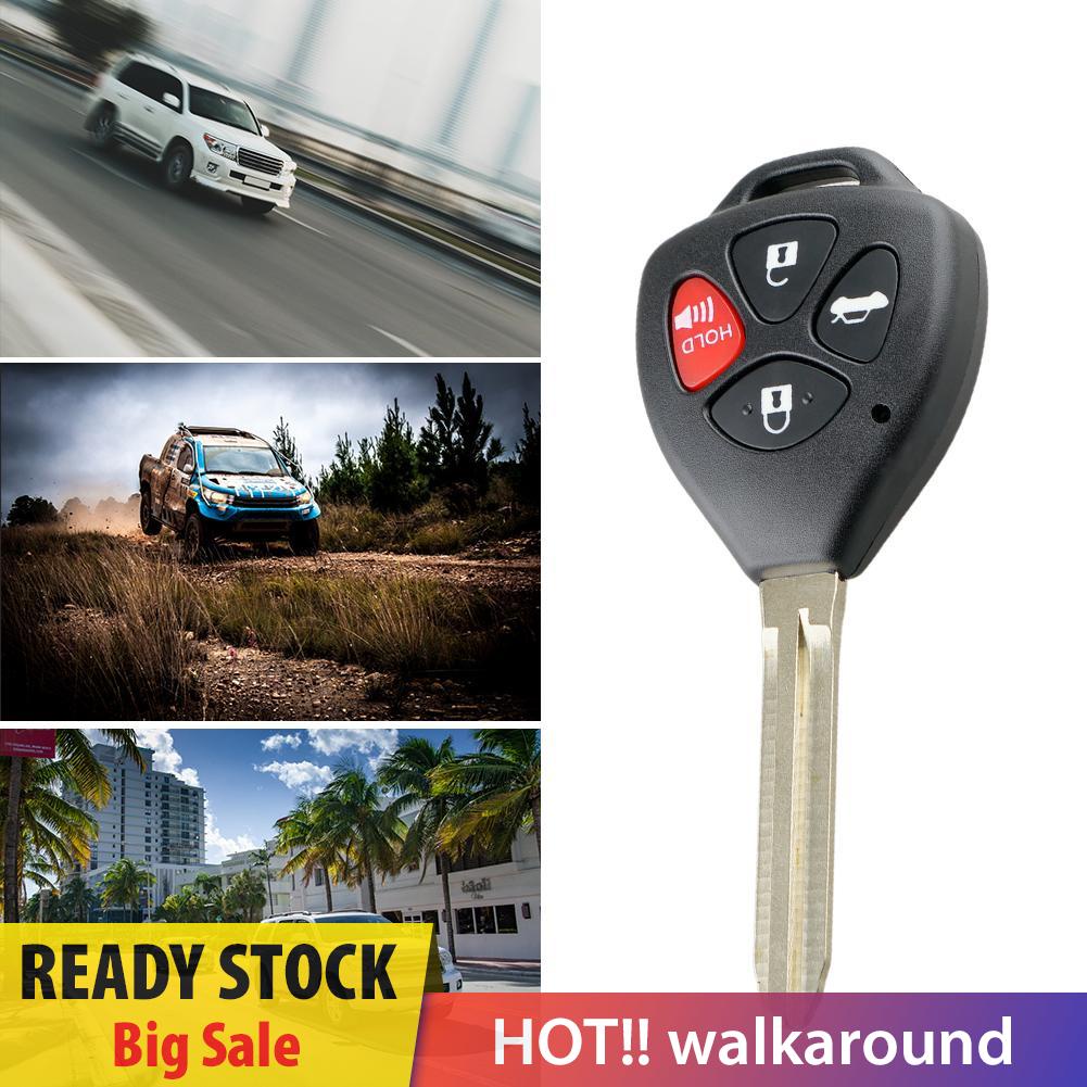 Vỏ Chìa Khóa Điều Khiển Từ Xa 4 Nút Cho Xe Toyota Camry Camry