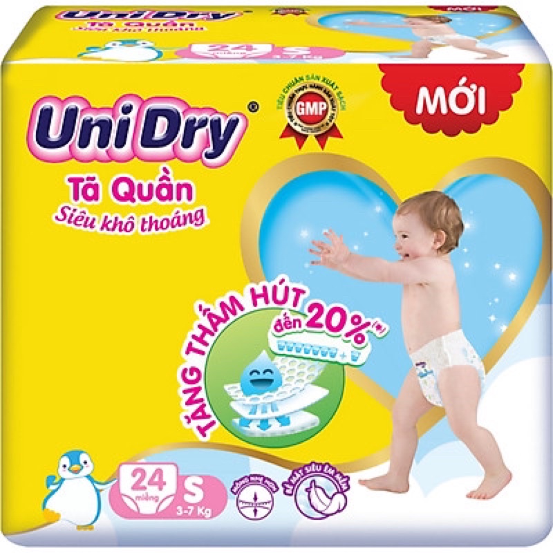 bỉm quần / tã quần unidry S24 hàng chính hãng