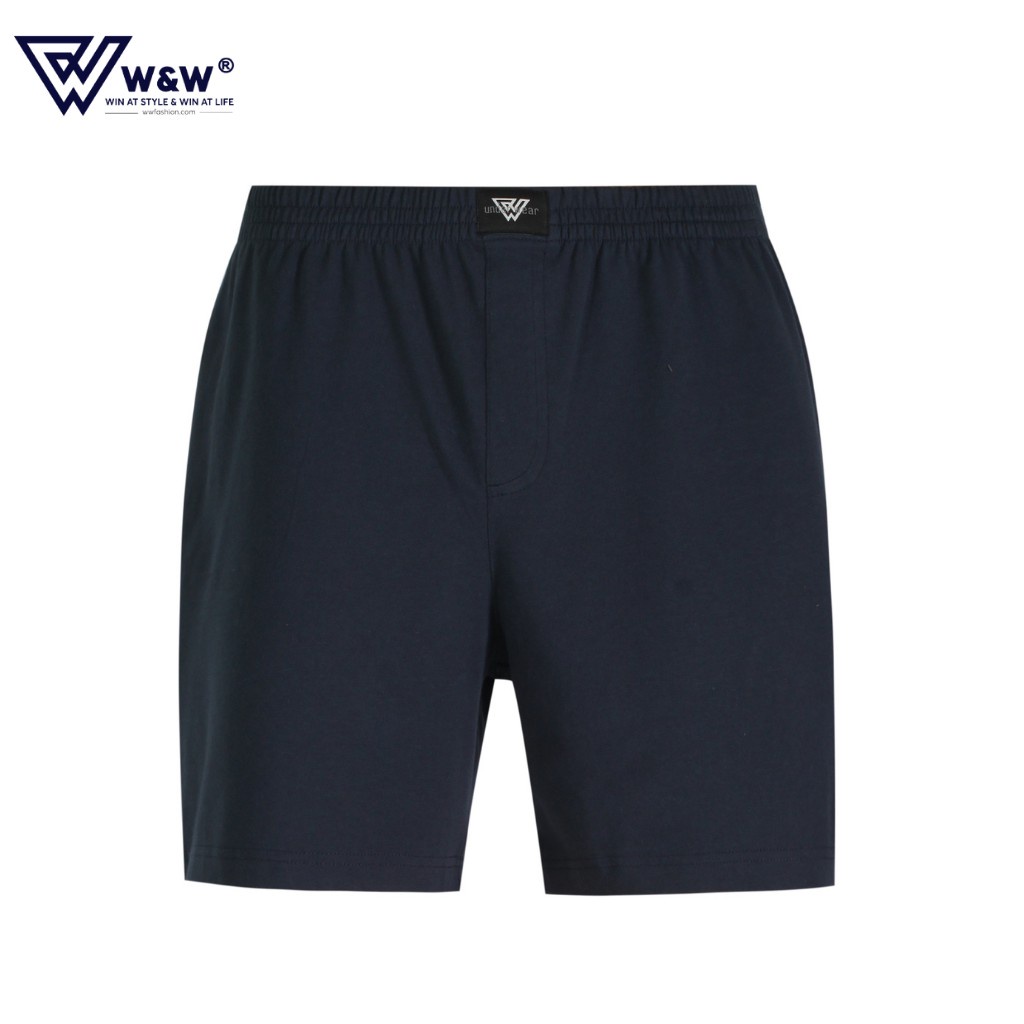 Quần Short Nam W&amp;W Vải Thun Cạp Chun, Chất Liệu Mỏng Nhẹ, Thoáng Mát WSH31