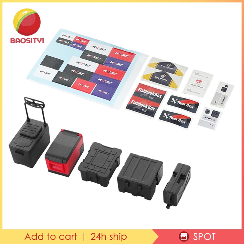 Set 5 Phụ Kiện Trang Trí Cho Xe Ô Tô Đồ Chơi Tỉ Lệ 1 / 10 HSP TRX4 SCX10