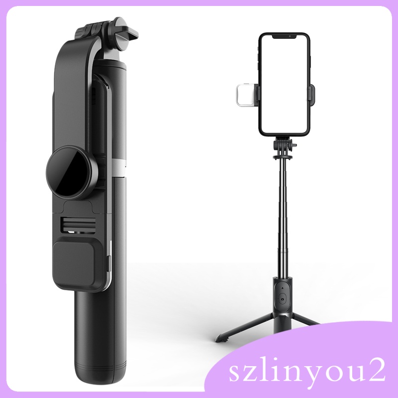 Gậy Tự Sướng Gấp Gọn + Đèn Màu Đen Cho Ios / Android | BigBuy360 - bigbuy360.vn