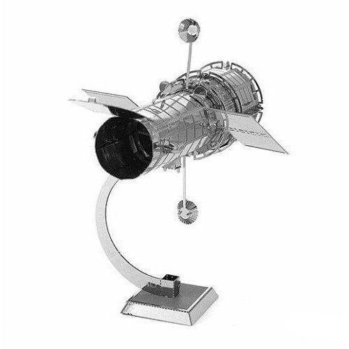 Mô Hình Kim Loại Kính Viễn Vọng Không Gian 3D Hubble lego minecraft