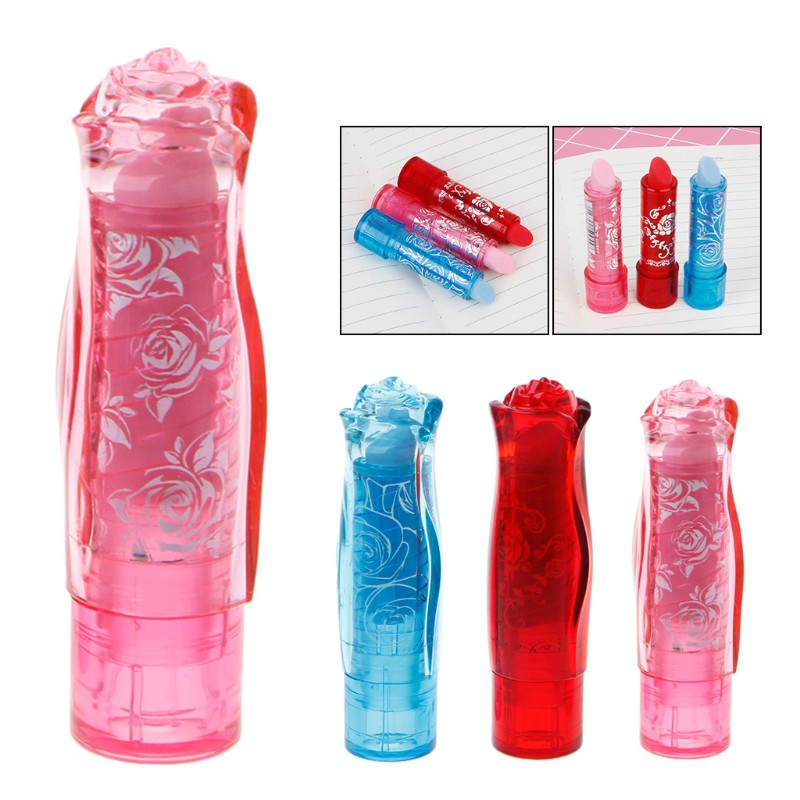 Gôm Tẩy Thiết Kế Hình Cây Son Sáng Tạo Cho Trẻ Em