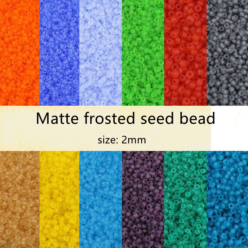 1000 Hạt Xỏ Lỗ 2mm Nhiều Màu Sắc Dùng Làm Đồ Thủ Công Diy