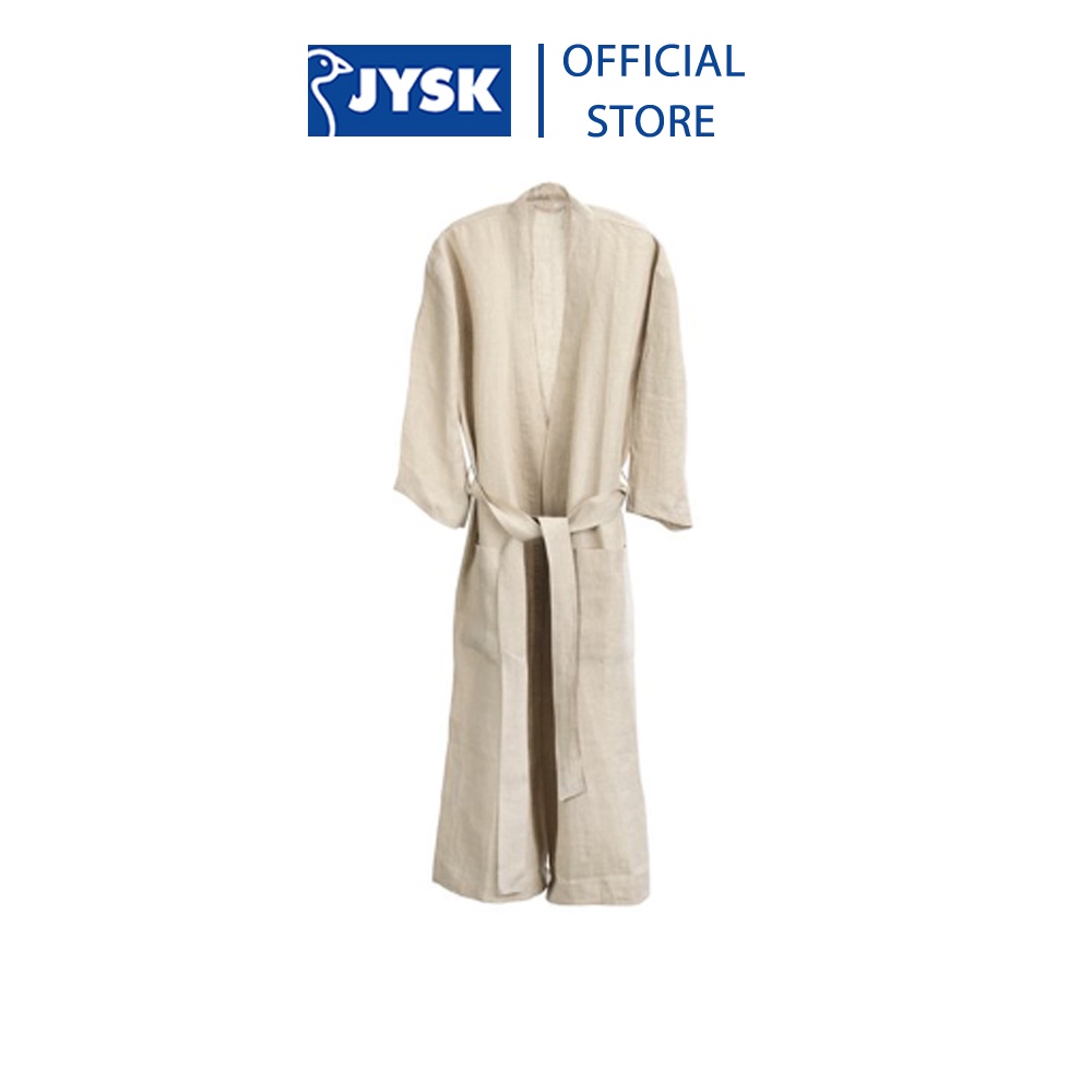 Áo choàng tắm | JYSK Alunda | linen | màu tự nhiên | S/M
