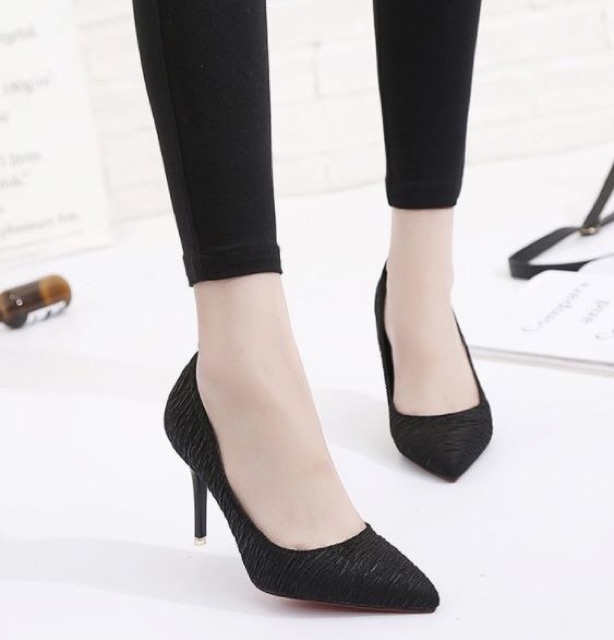 Giày ghót nhọn da vằn