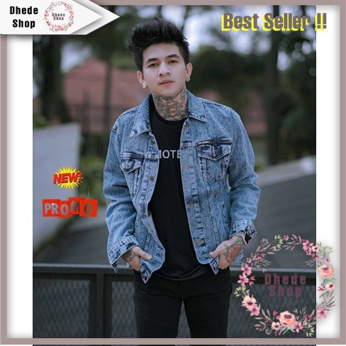 Xu Hướng Thiết Kế Mới Của Hàn Quốc Recent / Mới Nhất! Áo Khoác Jean LEVIS Nam SANDWHAS Nguyên Bản Phân Phối Đồ Mát Mẻ