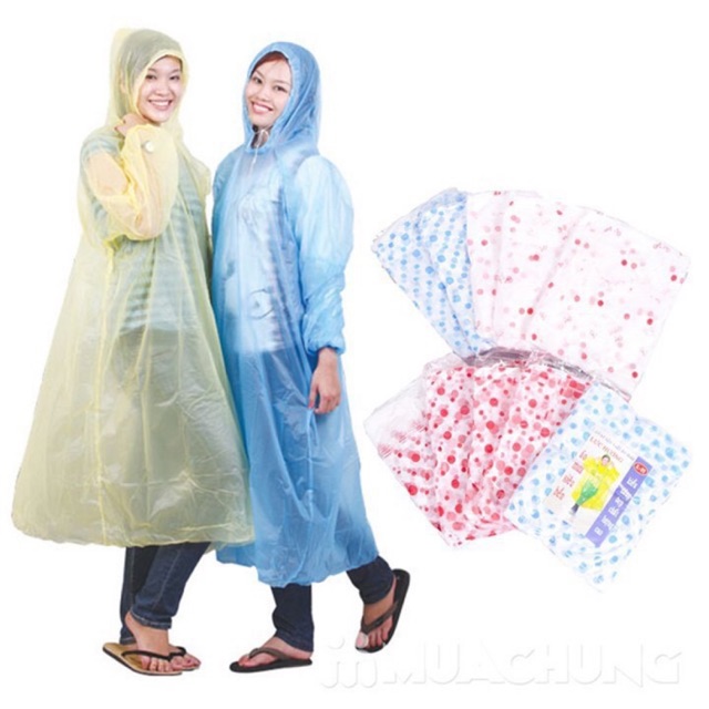 Sỉ 50 áo mưa nilon dùng 1 lần