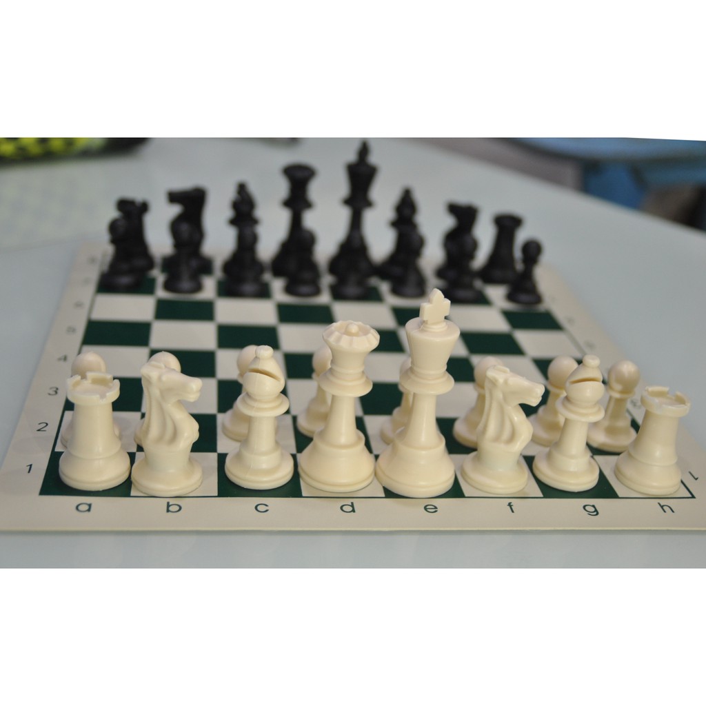 [Clip shop tự quay] Bộ cờ vua thi đấu cao cấp kích thước bàn cờ 50*50cm có hộp nhựa đựng hình tròn