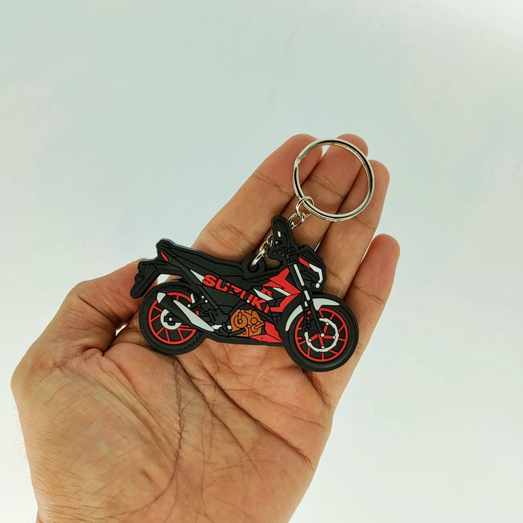 Móc khóa xe Raider Satria không đụng hàng