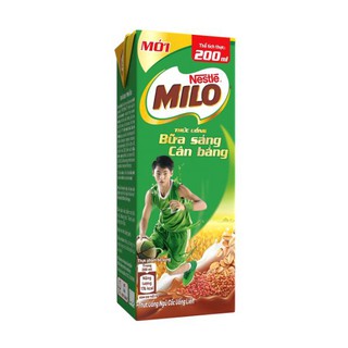 Thùng Milo bữa sáng 195ml