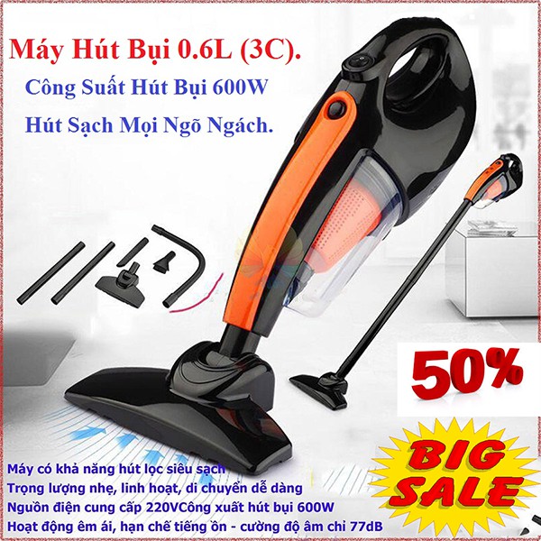 Máy Hút Bụi Mini 0.6L Hàng Nhập Khẩu ,Hút Sạch Bụi Bẩn Một Cách Hiệu Quả Và Nhanh Chóng, Đại Hạ Giá