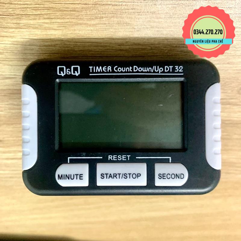Đồng hồ hẹn giờ làm bếp - ủ trà cao cấp Q&amp;Q có hít nam châm