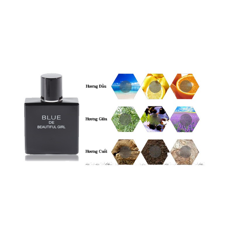 Nước Hoa Bleu De Beautiful Eau De Toilette 50ml Dành Cho Nam Hàng Chính Hãng Nội Địa Trung No.2008 | BigBuy360 - bigbuy360.vn