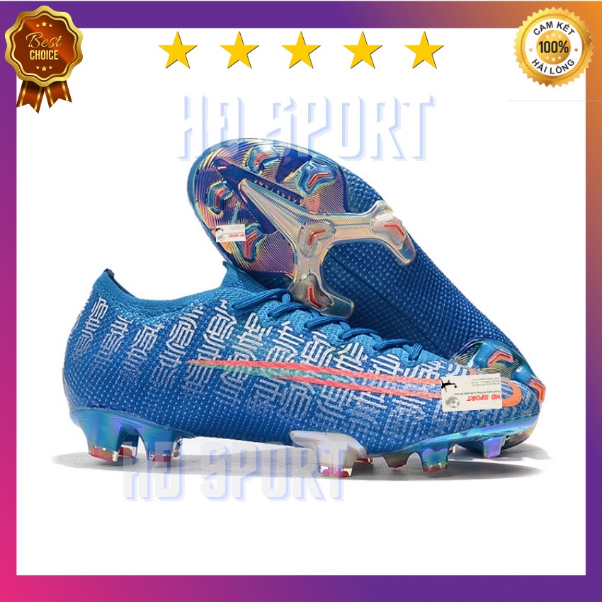 [Tặng Túi Rút,Tất,Vớ Cao Cấp] Giày Đá Bóng, Giày Đá Banh Sân Cỏ Tự Nhiên Mercurial Vapor 13 Elite FG King of Boot