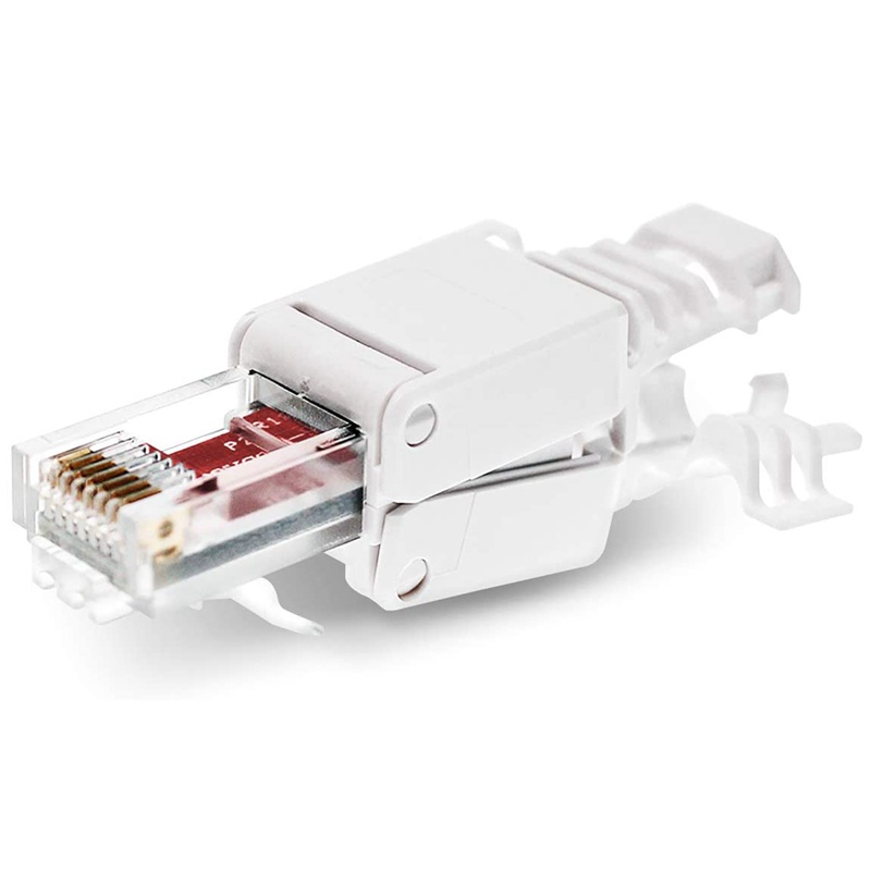 Set 12 Phích Cắm Mạng Rj45 Cat6 Lan Utp Cat5 Cat7