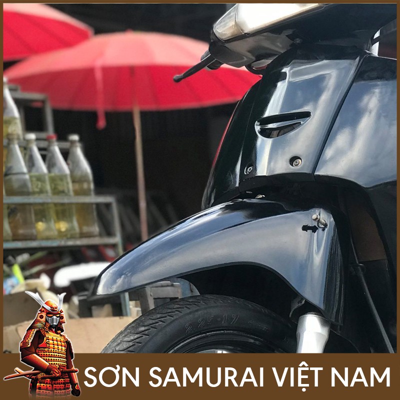 combo sơn samurai đen bóng 109 sơn đen bóng