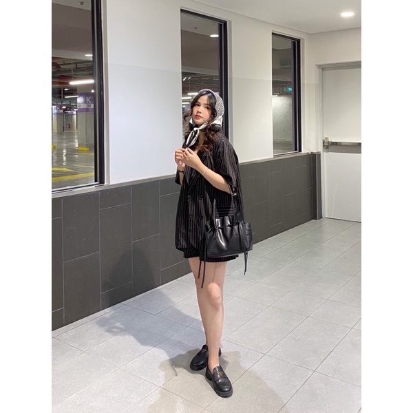 [HÌNH THẬT ĐỘC QUYỀN TỪ TOS.CLOSET]Set vest nữ gồm blazer + short ngắn