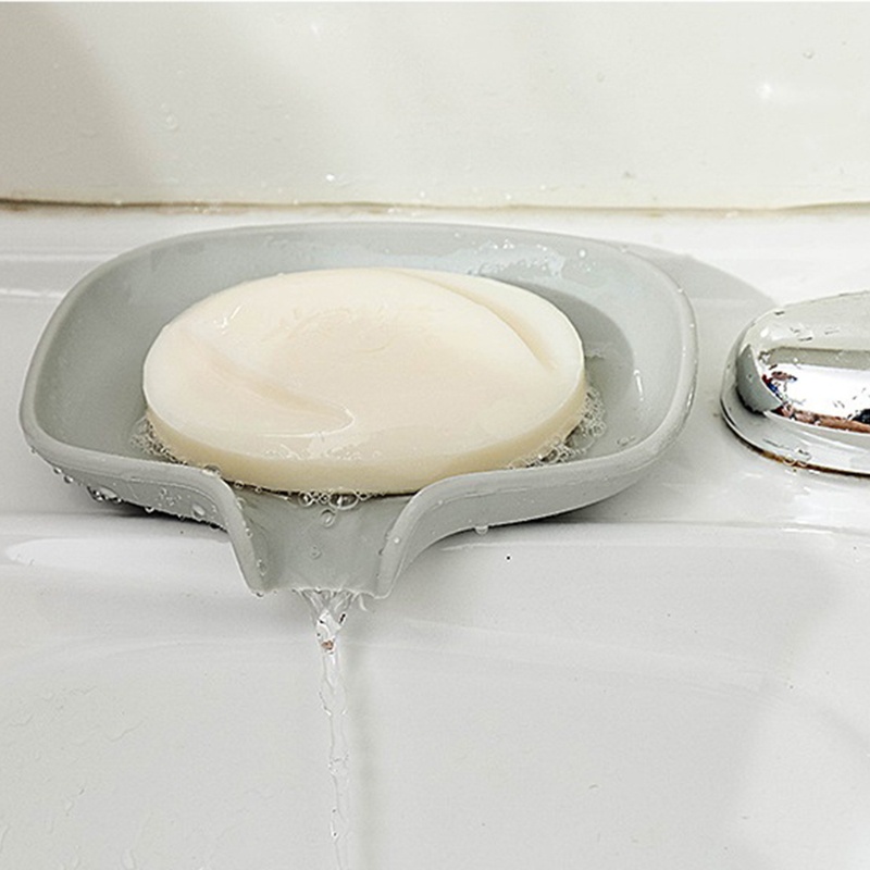 Khay Đựng Xà Phòng Bằng Silicone Tiện Dụng Cho Nhà Bếp / Phòng Tắm