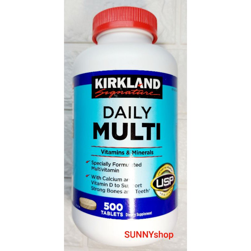 VIÊN UỐNG BỔ SUNG VITAMIN TỔNG HỢP DAILY MULTI KIRKLAND MỸ