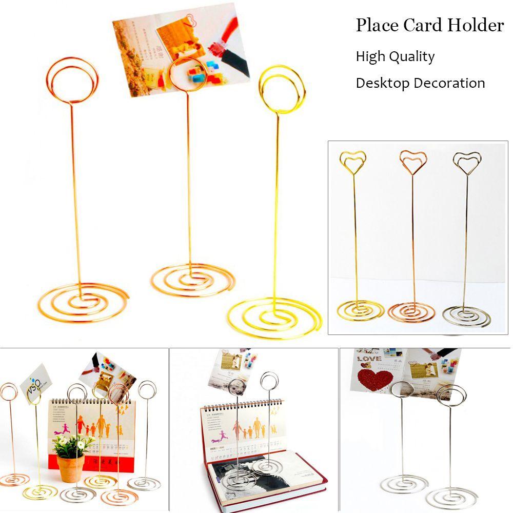 1 Kẹp Giấy Kim Loại Hình Hoa Hồng|Kẹp Gắn Ảnh Để Bàn Trang Trí