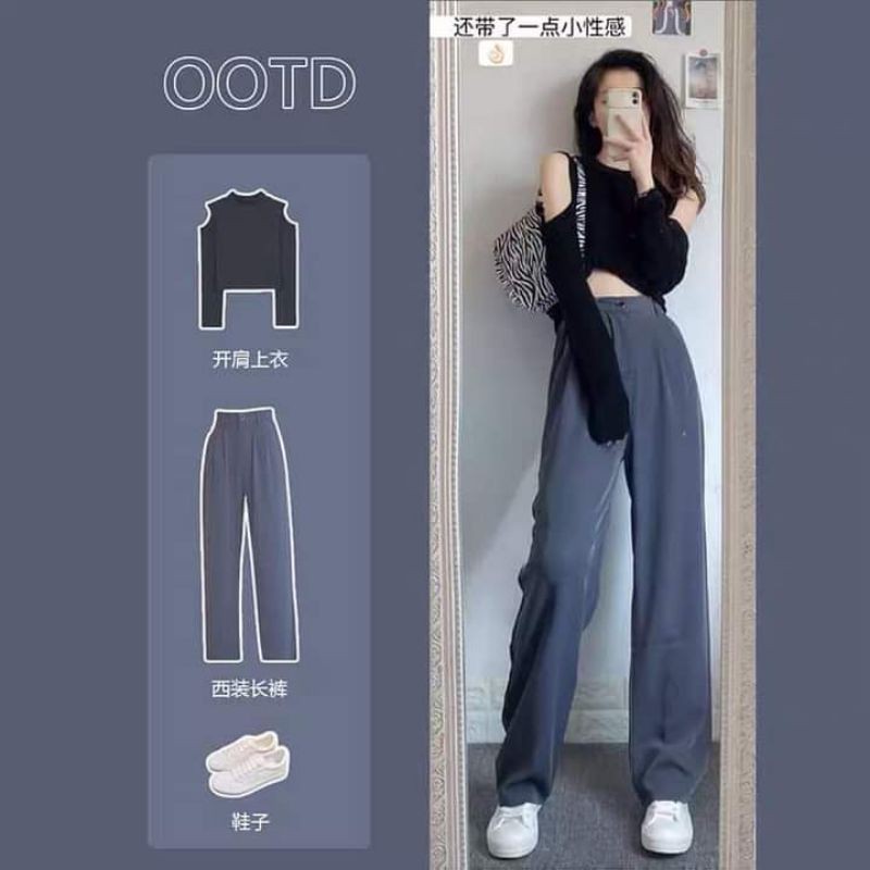 Quần suông Taobao