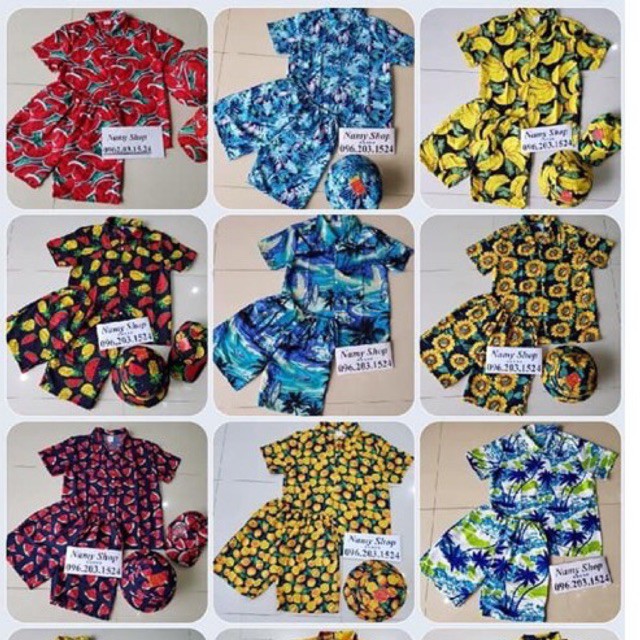Set bộ trái cây đi biển