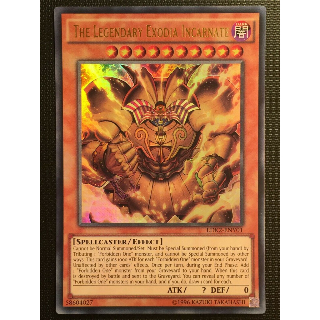 Bài Yugioh - Combo Obliterate + The Legendary Exodia Incarnate  # Art Thần Sức Mạnh Exodia The Forbidden One