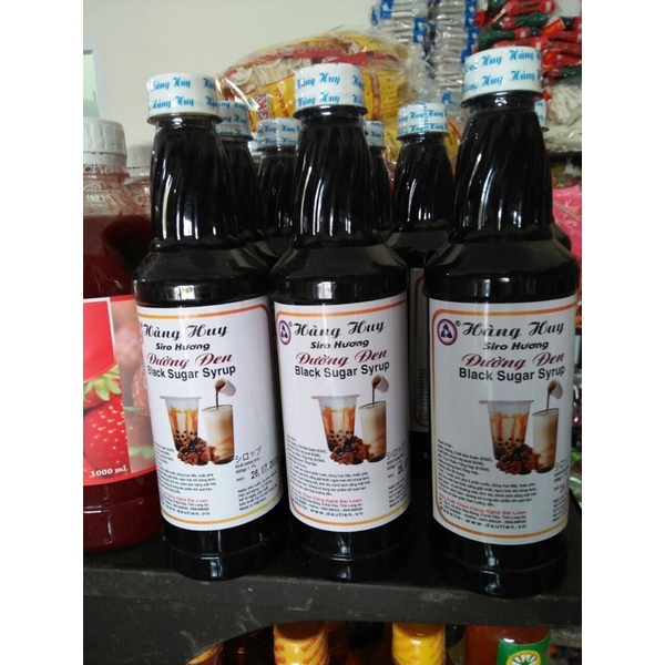 SYRUP ĐƯỜNG ĐEN HOÀNG HUY CHAI 650gr