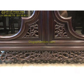 Tủ bày đồ Huế cửa kính (TBD04.4)