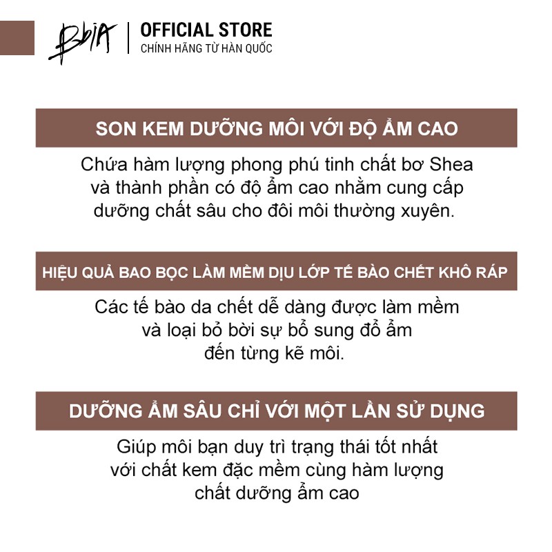Son Dưỡng Dạng Sáp BBia Lip Oil Balm 10g - Bbia Official Store | BigBuy360 - bigbuy360.vn