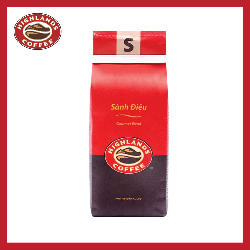 Combo 2 gói Cà phê rang xay Sành điệu Highlands Coffee 200g/gói