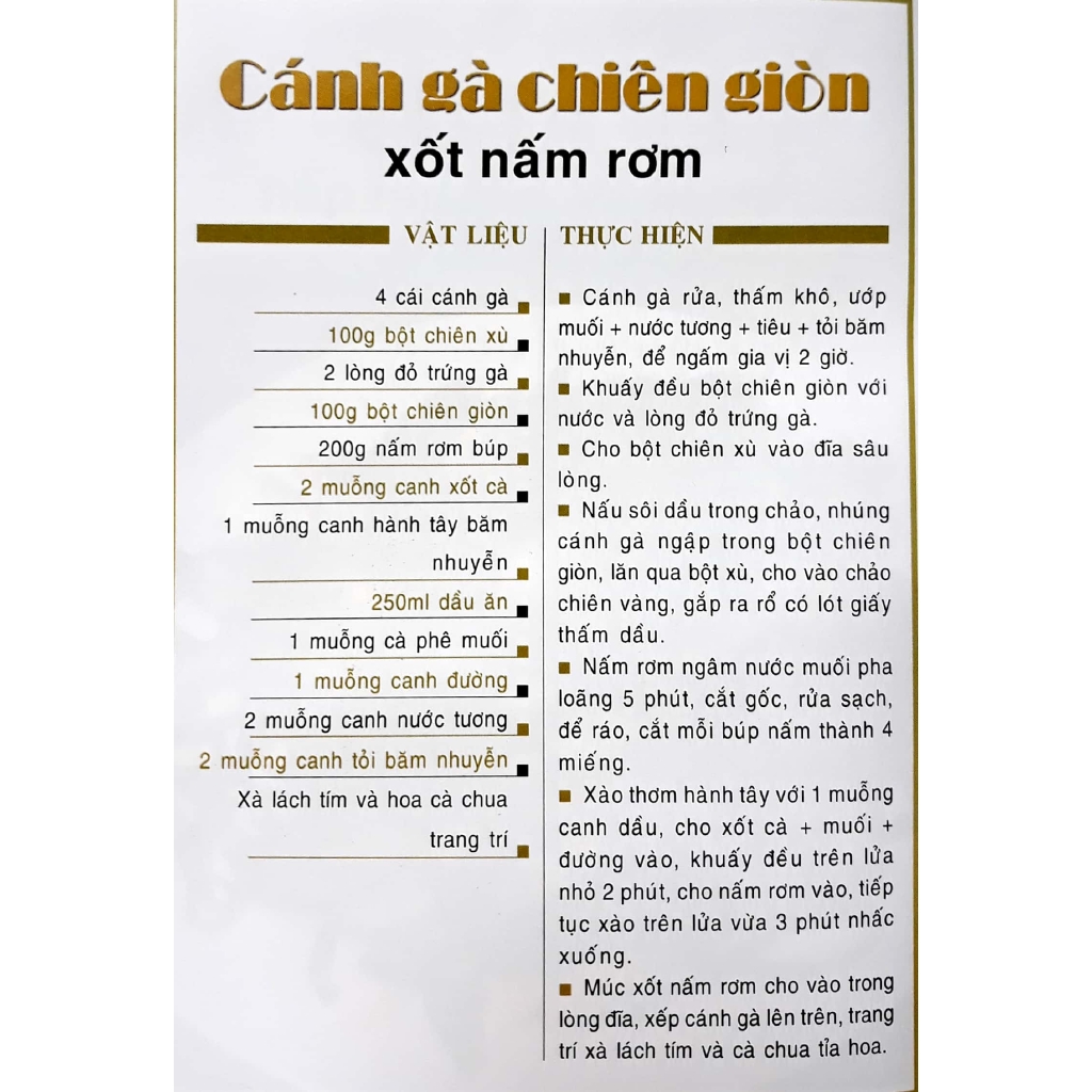 Sách - Món Ăn Được Ưa Thích - Món Gà, Vịt (Tái Bản)