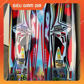 Tem rời ex 2010 crom đỏ đen