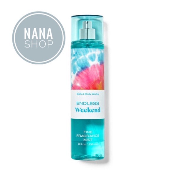 [Chính hãng] BODY MIST  ENDLESS WEEKEND -  BATH & BODY WORKSfULL SIZE