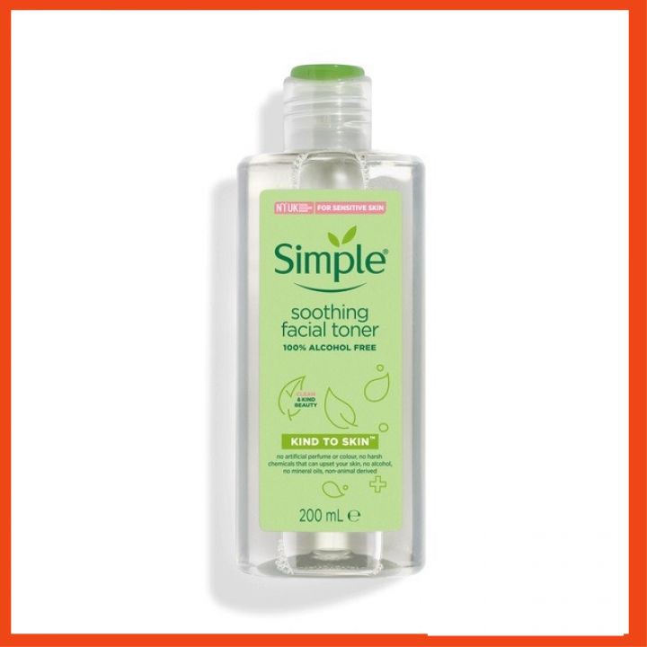 Nước Hoa Hồng Soothing Facial Toner Simple cân bằng ẩm cho da 200ml | BigBuy360 - bigbuy360.vn