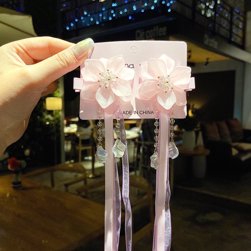 Kẹp Tóc Tua Rua Dài Thời Trang Hàn Quốc