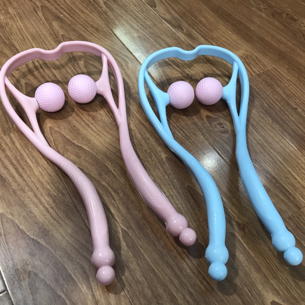 Cây U massage Cổ,Vai ,Gáy, Dụng cụ matxa Giãn cơ bắp - Thanh gậy Con Lăn Mát Xa Dãn Cơ Gym Yoga