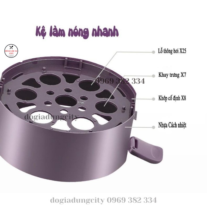 [CHÍNH HÃNG] Hộp Hâm Nóng Thức Ăn YOUYI Inox 304 - Dùng Cho Dân VP, Học Sinh, Người Đi Làm, Nấu Cơm