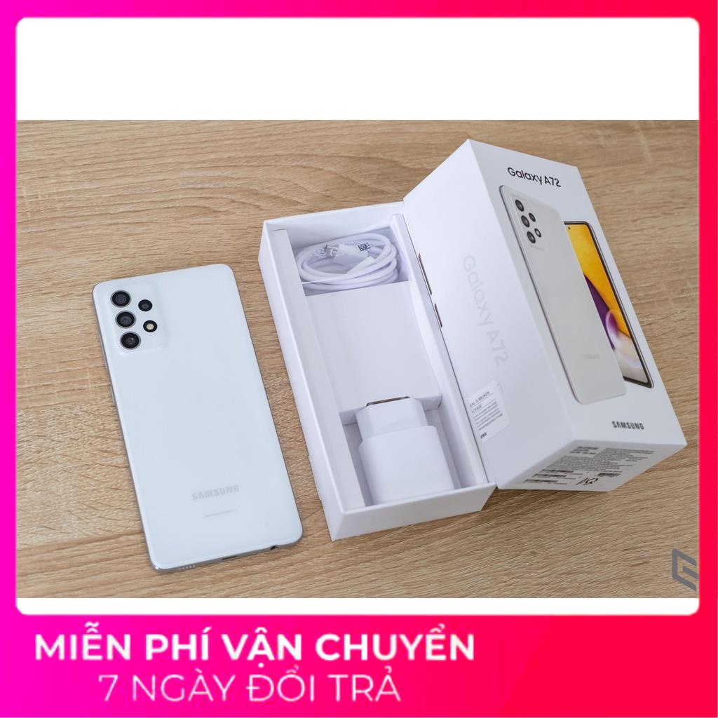 Điện thoại Samsung Galaxy A72 (8GB/256GB) mới nguyên seal bh 12 toàn quốc Lộc Lá Phone