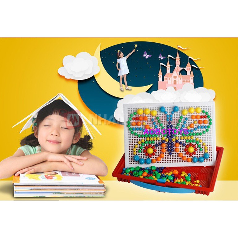 ⛔FREESHIIP⛔ ĐỒ CHƠI XẾP HÌNH NẤM