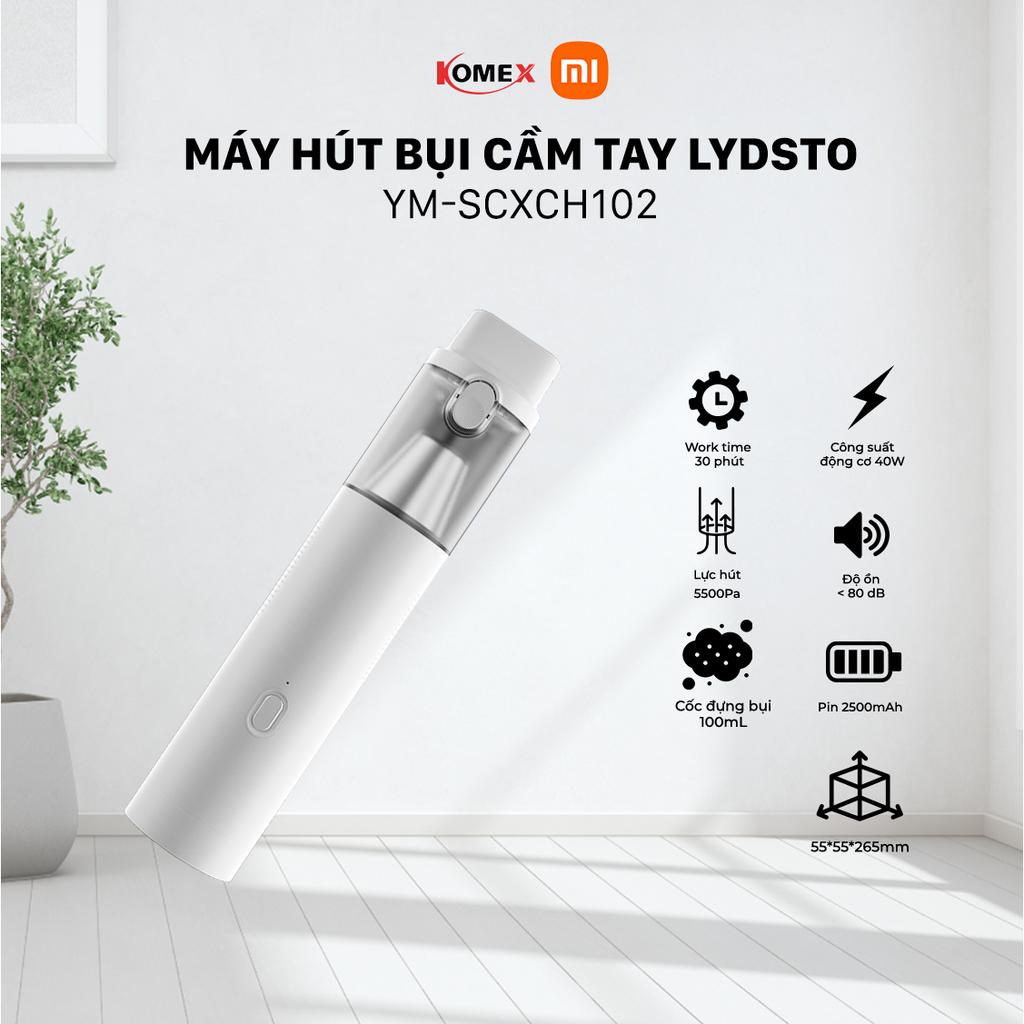 Máy hút bụi cầm tay xiaomi lydsto h202 nhỏ gọn lực hút mạnh dễ dàng mang theo - komex