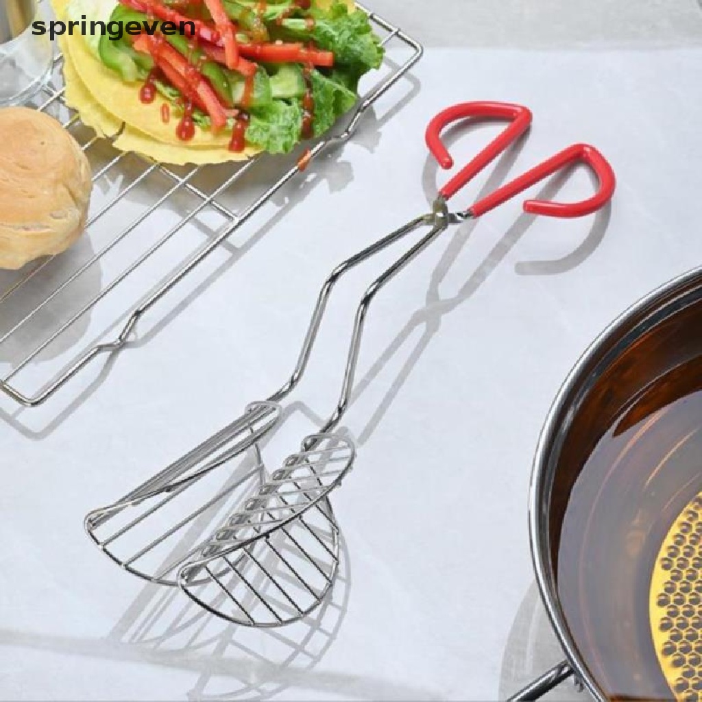 Kẹp Gắp Vỏ Bánh Taco Bằng Thép Mạ