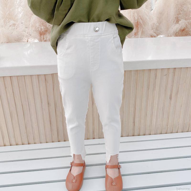 Quần Dài Dáng Ôm Co Giãn Thời Trang Mùa Thu Cho Bé Gái