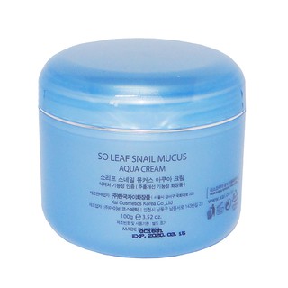 Kem Dưỡng Ẩm Tinh Chất Ốc Sên So Leaf Aqua Cream 100g