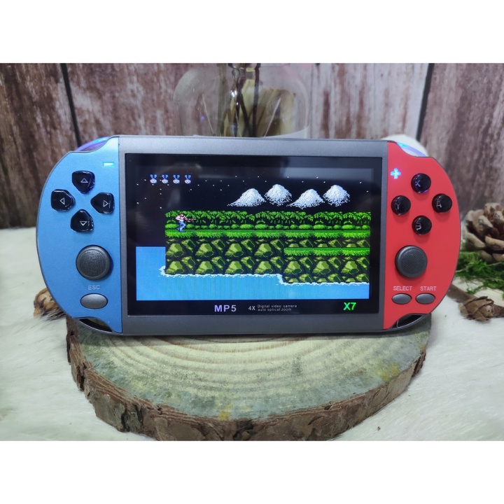 Máy chơi game cầm tay X7 kèm thẻ nhớ - Tích hợp sẵn 9000 game quen thuộc, trở về tuổi thơ - Bảo hành 12 tháng