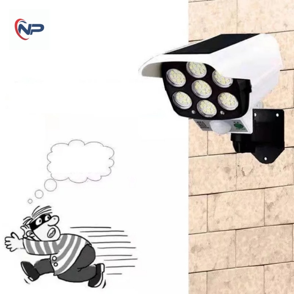 Đèn năng lượng mặt trời giả camera ngoài trời  tự động BẬT TẮT chống trộm, chống nước IP67. Có điều khiển shopnhatphong | BigBuy360 - bigbuy360.vn